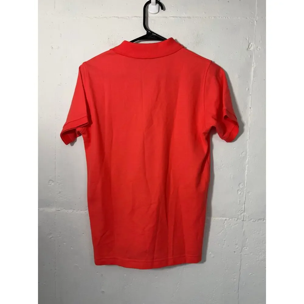 NEW Psycho Bunny Kids Classic Polo 802 Hot Coral Large 14-16